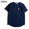 FDMTL SASHIKO LOGO INDIGO TEE FA20-ITE18画像