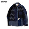 FDMTL BORO PATCHWORK SHIRT RINSE FA20-SH15R画像