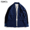 FDMTL SIDE TAPE INDIGO HAORI CARDIGAN FA20-CS10画像