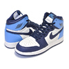 NIKE AIR JORDAN 1 HIGH OG GS sail/obsidian-university blu 575441-140画像