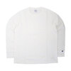 Champion MADE IN USA T1011 RAGLAN LONG SLEEVE T-SHIRT WHITE C5-Q401画像