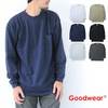 Goodwear USAコットン 袖リブ BIG ポケット ロンTEE W7-5500画像
