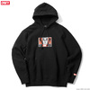 OBEY PULLOVER HOODED FLEECE "OBEY 3 FACES 30YEARS" (BLACK)画像