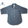 POST OVERALLS 3201B 1102 SHRT-R + HALF COTTON CHAMBRAY SHIRTS indigo画像
