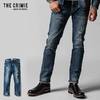 CRIMIE BORN FREE 2 STRETCH SELVEDGE GARAGE USED SLIM STRAIGHT JEANS CRA1-BF2N-PT02画像
