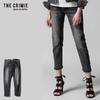 CRIMIE BORN SINNER STRETCH BLACK CALIFORNIA USED SLIM ANKLE JEANS CRA2-BS1B-PT03画像