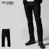 CRIMIE BORN RUDE STRETCH BLACK TAPERED JEANS CRA1-BR1B-PT01画像