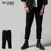 CRIMIE BORN AGAINST STRETCH BLACK CROPPED JEANS CRA1-BA1B-PT01画像