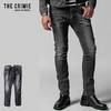 CRIMIE BORN FREE STRETCH BLACK CALIFORNIA USED SLIM JEANS CRA1-BF1B-PT03画像