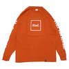 HUF DOMESTIC BOX L/S TEE RUST画像
