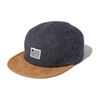 THE NORTH FACE FIVE PANEL CAP URBAN NAVY/BRITISH KHAKI NN41713-UB画像