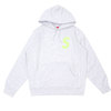 Supreme 19FW S Logo Hooded Sweatshirt ASH GREY画像