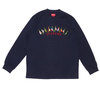 Supreme 19FW Flags L/S Top NAVY画像