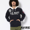 AVIREX TYPE BLUE CONTRAST HOODIE U.S. NAVY 6193494画像