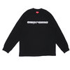 Supreme 19FW Chrome Logo L/S Top BLACK画像