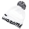 Supreme 19FW New Era Script Cuff Beanie WHITE画像
