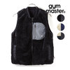 gym master リバーシブルベスト ボアフリース×ナイロン G302646画像