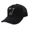 YOSHINORI KOTAKE DESIGN PYTHON 7 LOGO MESH CAP BLACK画像