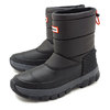 HUNTER M ORIGINAL INSULATED SNOW BOOT SHORT BLACK MFS9112WWU-BLK画像