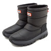 HUNTER W ORIGINAL INSULATED SNOW BOOT SHORT BLACK WFS2066WWU-BLK画像