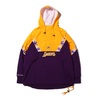 Mitchell & Ness HALF ZIP ANORAK PUR PATTERNED LOS ANGELES LAKERS PATTERN PURPLE HFZPMG18020画像
