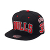 Mitchell & Ness PIPPEN CAP BLACK BH7A3H-CBUKMMV画像