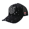 YOSHINORI KOTAKE DESIGN ENAMEL 444 LOGO MESH CAP BLACK画像