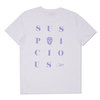 Suspicious Antwerp The Playground T-Shirt WHITExLAVENDER画像