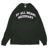 KROD BY ALL MEANS NECESSARY L/S TEE FOREST GREEN画像