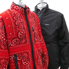 Supreme 19FW Reversible Bandana Fleece Jacket RED画像