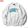 OBEY CREW NECK FLEECE "OBEY SPORTS CREW" (ASH GRAY)画像