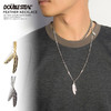 DOUBLE STEAL FEATHER NECKLACE 494-90014画像