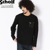 Schott LEATHER POCKET LONGSLEEVE T-SHIRT 3193077画像