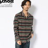 Schott WORK SHIRT RUG BORDER PATTERN 3195045画像