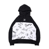 PUMA CLASSICS AOP LOGO HOODIE PUMA WHITE 595910-52画像