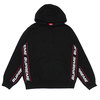 Supreme 19FW Text Rib Hooded Sweatshirt BLACK画像