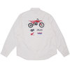 Supreme × Honda Fox Racing 19FW Work Shirt OFF WHITE画像
