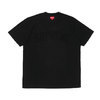 Supreme 19FW Chenille Arc Logo S/S Top BLACK画像