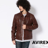 AVIREX OLD TIMES LEATHER WORK JACKET 6191055画像