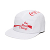 COCA-COLA by ATMOS LAB THE REAL THINGS CAMP CAP WHITE AL19F-HG04-WHT画像