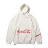 COCA-COLA by ATMOS LAB PANEL PHOTO HOODIE WHITE AL19F-TP03-WHT画像