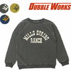 DUBBLE WORKS Lot 89004 PIGMENT DYE RAGLAN SLEEVE SWEAT SHIRTS MILLS SPRING画像