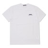 CDG COMME des GARCONS ONE POINT LOGO TEE WHITE画像