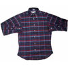 INDIVIDUALIZED SHIRTS L/S STANDARD FIT B.D. CHECK FLANNEL navy画像