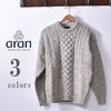 Aran Woollen Mills Cable Wool Knit Pull Over CDF193001画像
