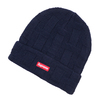 Supreme 19FW Basket Weave Beanie NAVY画像
