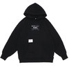 WTAPS 19AW ACADEMY HOODED SWEATSHIRT BLACK 192ATDT-CSM19画像