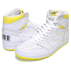 NIKE AIR JORDAN 1 HI OG FIRST CLASS white/black-dynamic yellow 555088-170画像