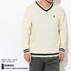 KANGOL Classic V-Neck Knit Sweater LCC0001画像