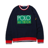POLO RALPH LAUREN LSCNM2-LONG SLEEVE-KNIT NAVY MULTI画像